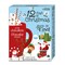 Gourmet du Village Advent Calendar Gift Box, 12 Christmas Season Single-Serve Hot Chocolate Mixes in Assorted Flavors